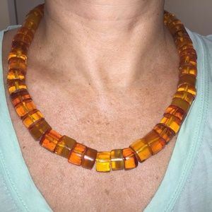 Baltic Amber Necklace XL Graduated 86 Grams